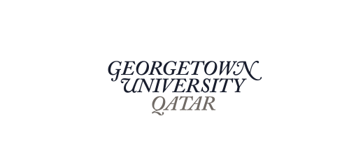 A logo of georgetown university qatar